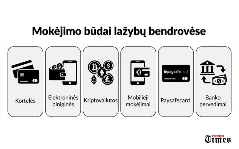 Mokėjimo būdai lažybų bendrovėse lažybų-bendrovės-mokėjimo-būdai